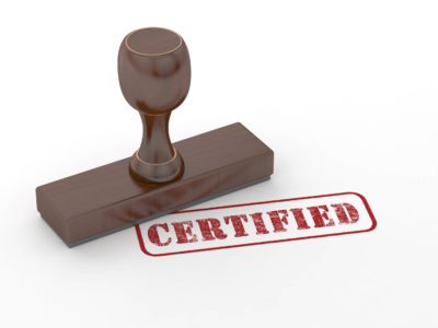 Certifications